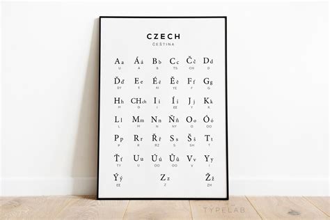 czech alphabet chart